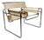 White Wassily B3 Armchair by Marcel Breuer for Gavina, Italy, 1960s For Sale