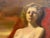 Vintage Oil on Canvas Painting of a Nude Woman on Red Fabric For Sale - Image 4 of 9