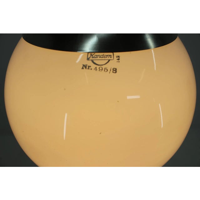 Metal Bauhaus-Style Ceiling Lamp from Kandem Leuchten, 1930s For Sale - Image 4 of 6