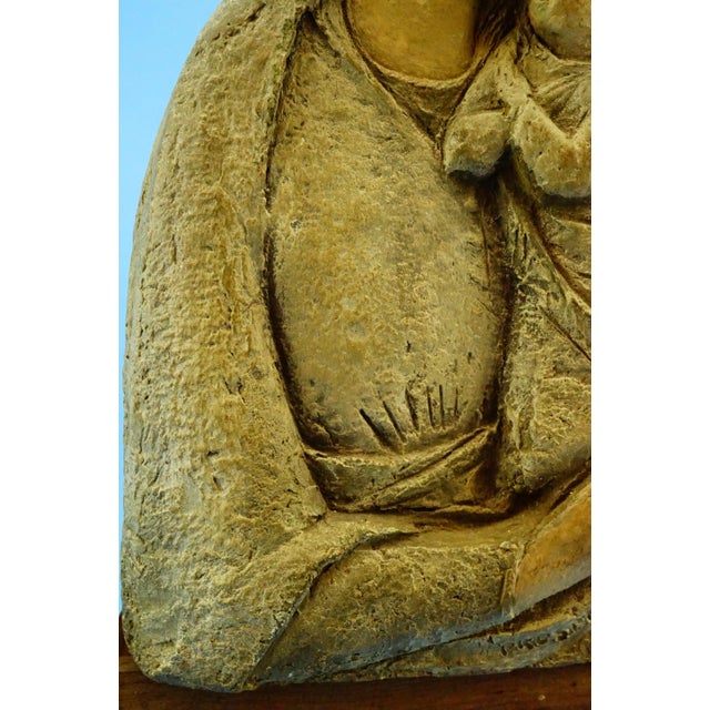 20th Century Terracotta Sculpture of Madonna and Child by Francesco Prosperi, Assisi, Italy For Sale - Image 18 of 18
