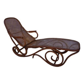 Attributed Thonet Model 2 Adjustable Chaise Lounge – Austria, 1880s For Sale