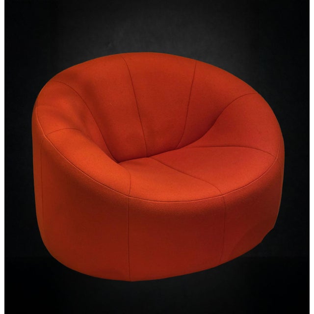 Set of Lounge Chair and Ottoman by Pierre Paulin, 1970s For Sale - Image 4 of 9