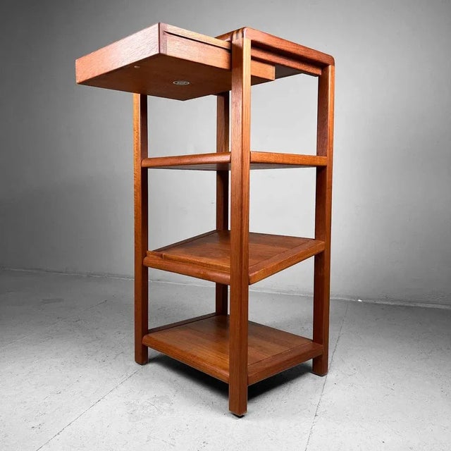 Brown Standing Display Rack from Salling Stolfabrik, Denmark, 1960s For Sale - Image 8 of 13