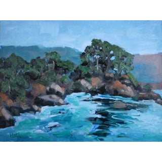 Quiet Places & Water Gardens — Mendocino Coast (Original Oil Landscape) For Sale