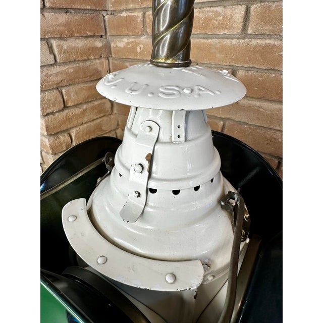 Pair of Vintage Railroad Switch Lamps For Sale - Image 12 of 12