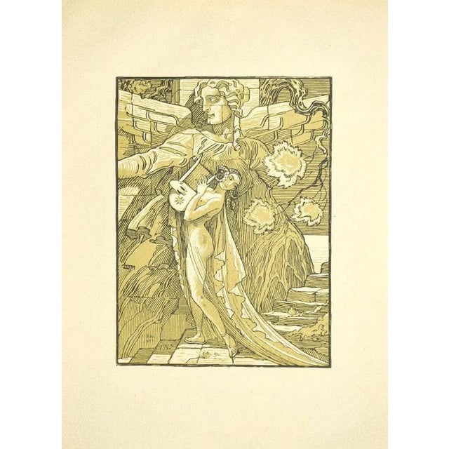 The Sensual Musician is an original modern artwork realized by Ferdinand Bac (1859 - 1952) in 1922. Signed and dated on...