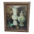 1980s Shadow Catchers French Regency Still Life Frame Art Print Gold Oil Painting For Sale