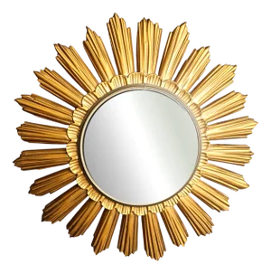 Vintage Sunburst Mirror, 1960s