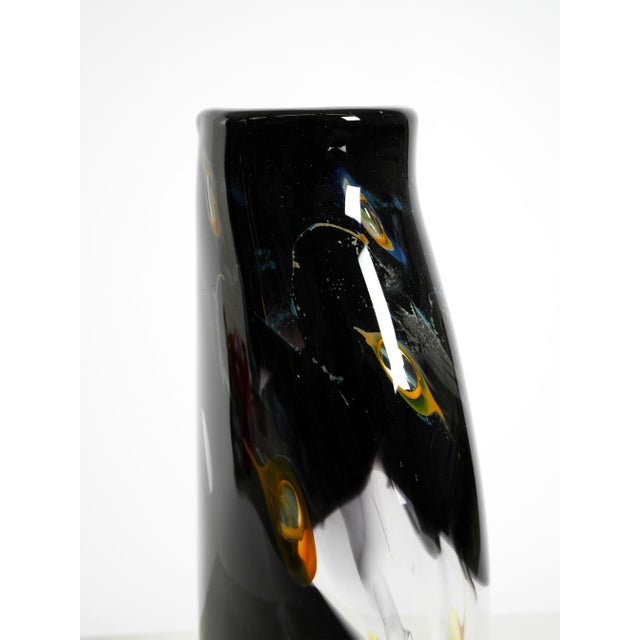 Signed Crystal Glass Vase by Louis Leloup for Val Saint Lambert, Belgium, 1970s For Sale - Image 13 of 18