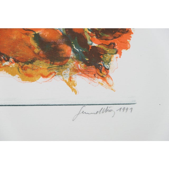 Modern Gerard Diaz, African Acacia, Lithograph For Sale - Image 3 of 8