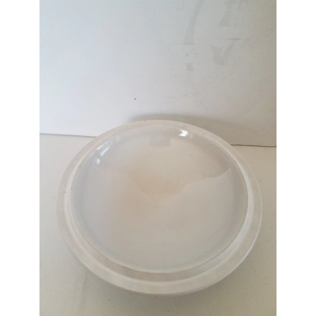 Vintage Asian Covered Ceramic Blue & White Casserole For Sale In Phoenix - Image 6 of 7