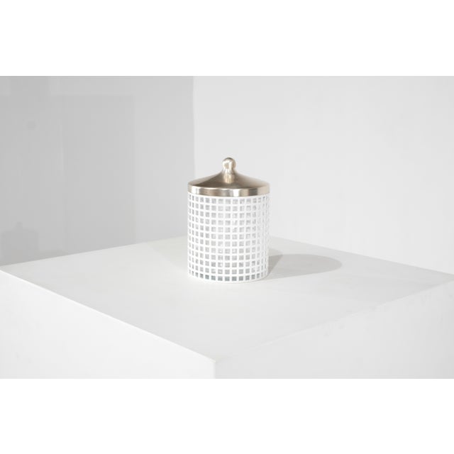 Bieffeplast Sugar Bowl by Josef Hoffmann for Bieffeplast, Italy, 1980s For Sale - Image 4 of 12