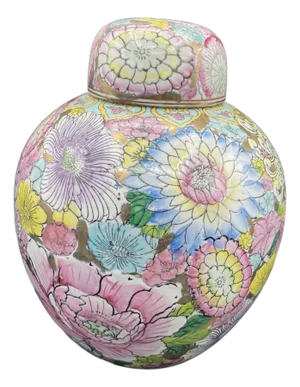 Thousand Flowers Ginger Jar