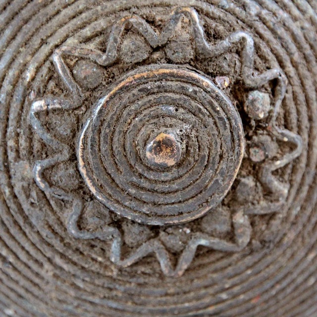 Vintage Mid 20th Century Burkina Faso Currency Bell For Sale In Los Angeles - Image 6 of 6