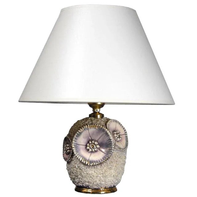 French Ceramic Table Lamp, 1950s For Sale - Image 10 of 10