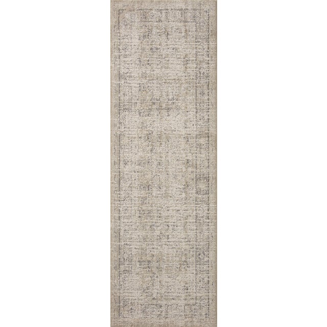 Textile Amber Lewis x Loloi Alie Taupe / Dove 7'-10" x 7'-10" Round Area Rug For Sale - Image 7 of 7