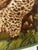 Dark Green 1970 Leopard Cub Wesco Reltex Framed Fabric on Board For Sale - Image 8 of 12