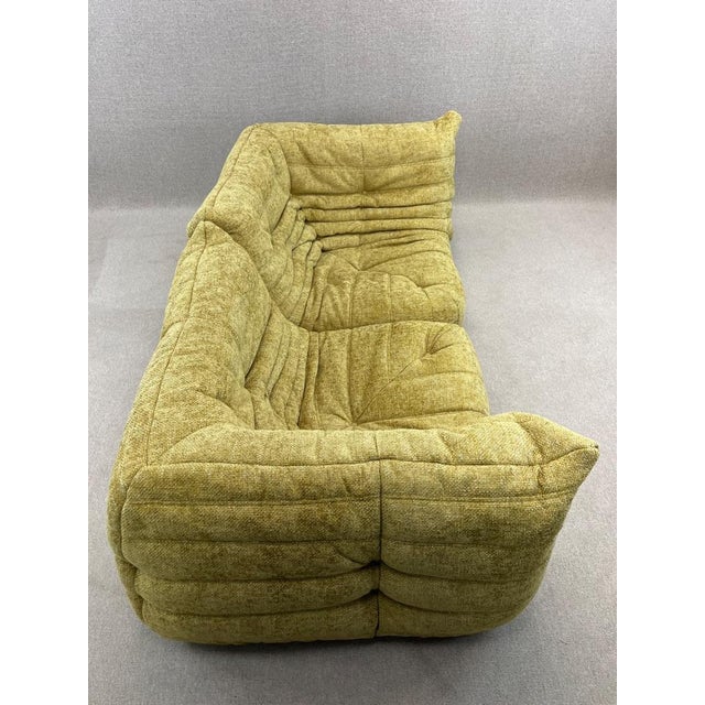 Set of Vintage Yellow Two Corners Modular Sofa from Ligne Roset Togo For Sale - Image 5 of 13