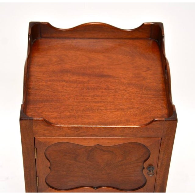 Brown Vintage Georgian Cabinet on Legs, 1930 For Sale - Image 8 of 11