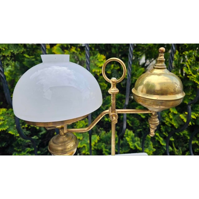 Brass Desk Lamp, Denmark, 1950s For Sale - Image 4 of 10