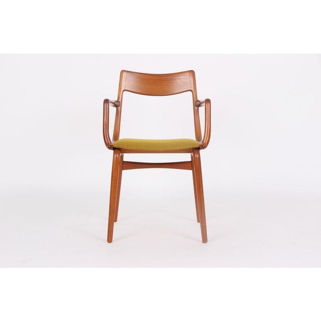 Teak Boomerang Armchair by Alfred Christensen for Slagelse Møbelværk, 1950s For Sale - Image 6 of 12