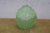 Early 20th Century Antique French Green Uranium Glass Grape Cluster Compote Trinket Box 6" For Sale - Image 5 of 16