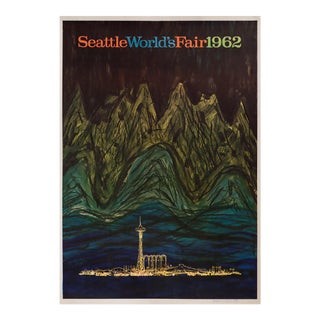 1962 American Exposition Poster, Seattle World's Fair For Sale