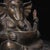 Vintage Gilt Brass Ganesha Backflow Incense Burner – Elephant God Statue For Sale In Los Angeles - Image 6 of 9