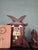 Brown Important Masterpiece Black Forest Table-Fireplace Clock, Cuckoo Clock Made by Aleksander Fleig, Set of 3 For Sale - Image 8 of 10