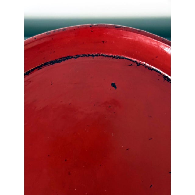 Rare Japanese Negoro Stem Dish Momoyama Edo Period For Sale - Image 9 of 18