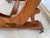 French 1950s Signed and Dated Midcentury French Oak Trestle Table For Sale - Image 3 of 8