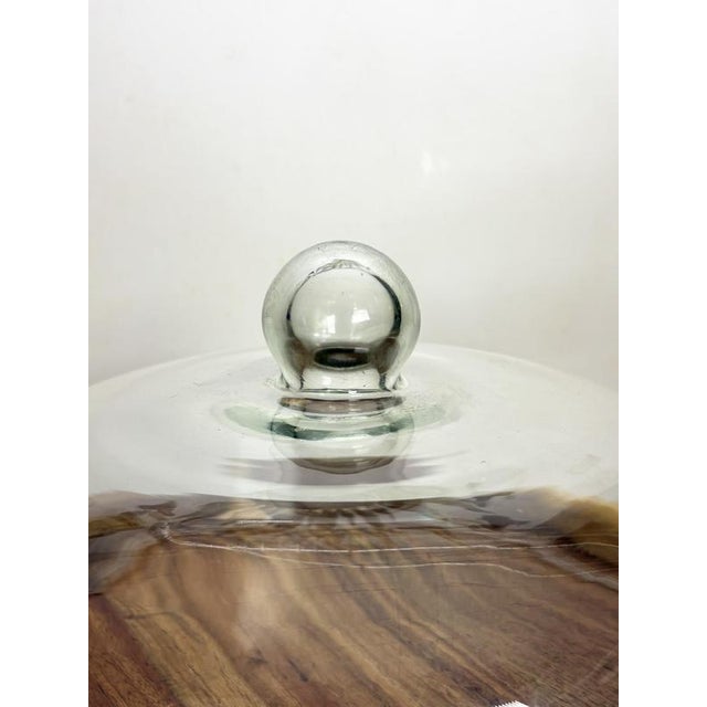 Wooden and Glass Pastry Tray by Zara Home, Set of 2 For Sale - Image 4 of 17