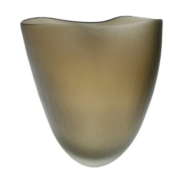 Glass Sage Green Ficus B Murano Vase For Sale - Image 7 of 7