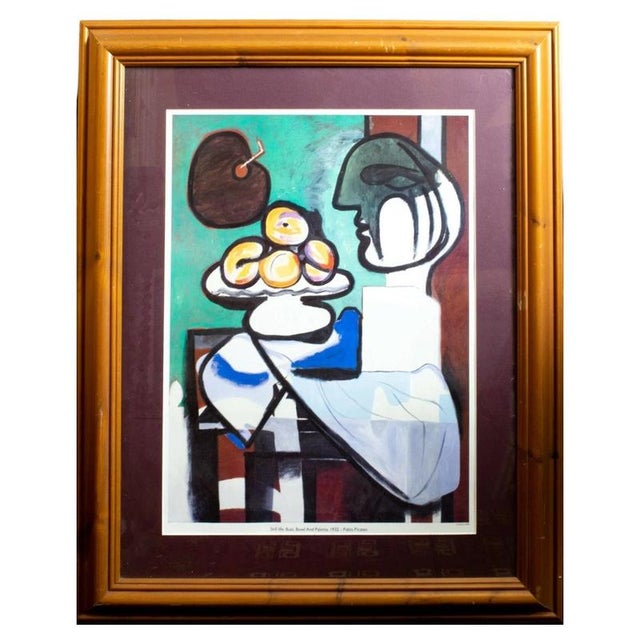 2000 - 2009 After Pablo Picasso, Bowl and Palette Cubist Art Print, 20th Century, Framed For Sale - Image 5 of 5