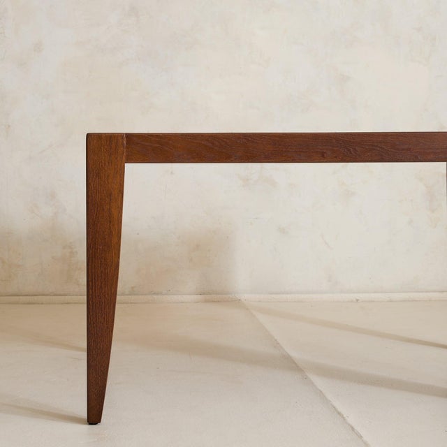 Vintage French Oak Rectangular Dining Table For Sale - Image 10 of 11