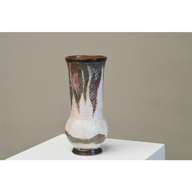 Studio Pottery Vase by Jean Guyaux, Belgium, 1960s For Sale - Image 9 of 14
