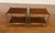 Pair of Two Tiered Brass and Wood End Tables by Leighton Hall - Showroom Samples For Sale - Image 14 of 17