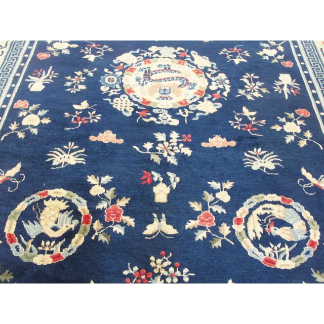 Art Deco Antique Art Deco Dragon Chinese Rug For Sale - Image 3 of 10