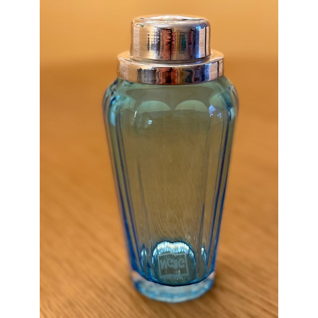 Glass Attributed to Josef Hoffmann Facet-Cut Cocktail Shaker For Sale - Image 7 of 7