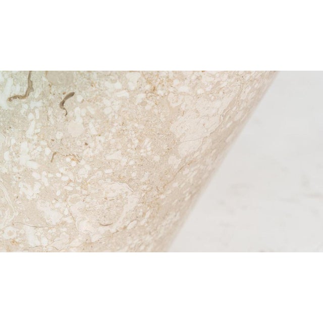 Model K1000 Travertine and Glass Coffee Table by Team Form, 1980s For Sale - Image 12 of 16