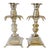 Silver Vintage Hollywood Regency Silver Plated Brass Pineapple Candlesticks - A Pair For Sale - Image 8 of 10