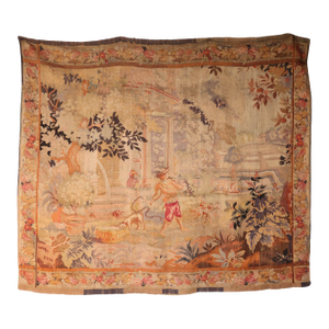 18th Century French Hunting Dog Tapestry