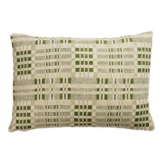 Schumacher Brimfield 16" Lumbar Pillow In Leaf For Sale