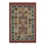 Tribal Kilim Tan Red Wool Rug - 4'7" X 6'8" For Sale