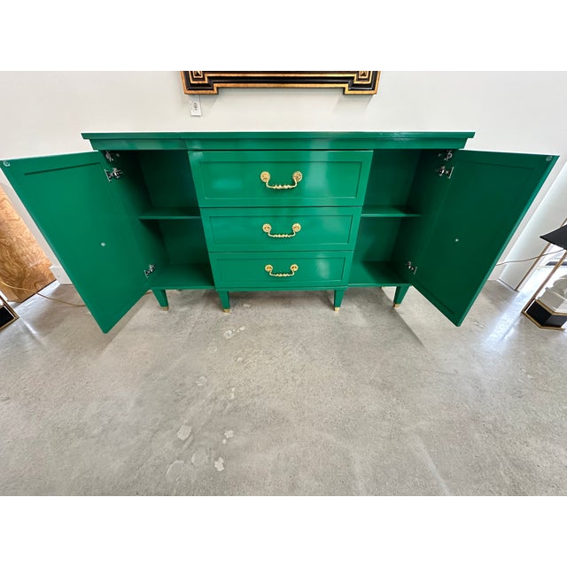 Green River Oaks Breakfront Cabinet For Sale - Image 8 of 10