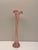 Tall Pink Slender Murano Art Glass Flower Vase For Sale In Miami - Image 6 of 9
