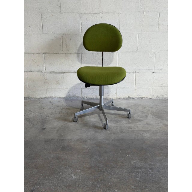 1950s Original Labofa Swivel Office Desk Chair by Jørgen Rasmussen Denmark For Sale In Los Angeles - Image 6 of 10