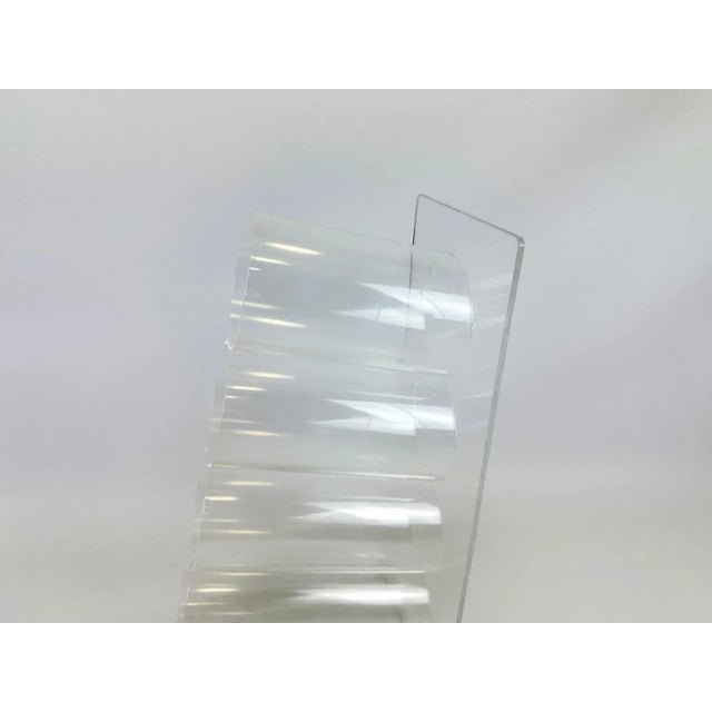 Vintage Acrylic Wine Rack, 1970s For Sale - Image 4 of 7