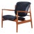 Danish Modern Fd-136 Teak and Leather Lounge Chair by Finn Juhl for France and Son For Sale