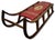 Outstanding Late 19th Century Antique American Hand Painted Steam Bent Oak Childs Snow Sled For Sale - Image 9 of 18
